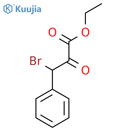 Ethyl 3-bromo-2-oxo-3-phenylpropanoate structure