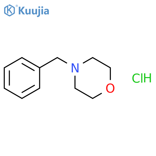 MORPHOLINE, 4-(PHENYLMETHYL)-, HYDROCHLORIDE structure