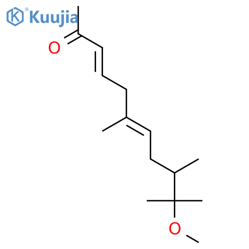 3,6-Undecadien-2-one, 10-methoxy-6,9,10-trimethyl- structure