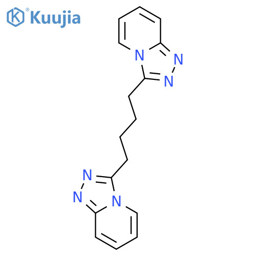 1,2,4-Triazolo[4,3-a]pyridine, 3,3'-(1,4-butanediyl)bis- structure