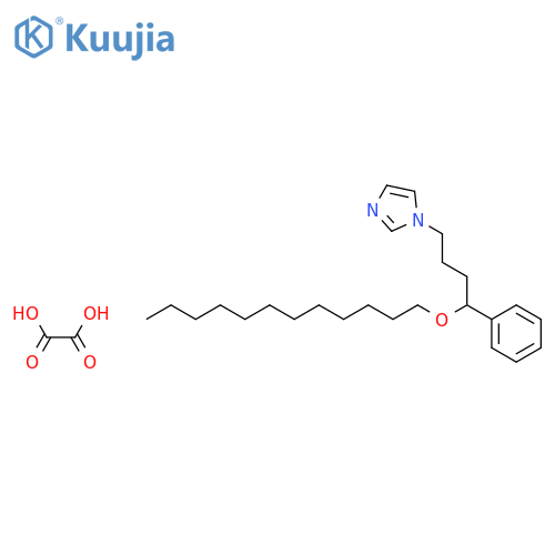 1H-Imidazole, 1-[4-(dodecyloxy)-4-phenylbutyl]-, ethanedioate structure