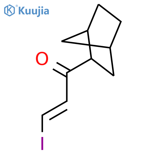 2-PROPEN-1-ONE, 1-BICYCLO[2.2.1]HEPT-2-YL-3-IODO- structure