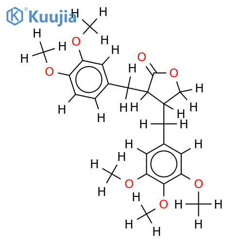 2-3",4"-dimethoxybenzyl-3-3',4',5'-trimethoxybenzylbutyrolactone structure