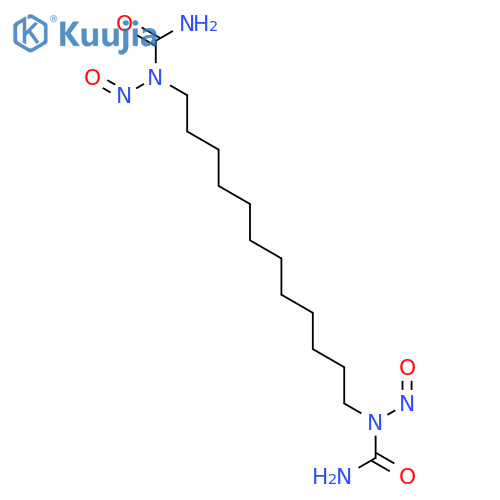 Urea, N,N''-1,12-dodecanediylbis[N-nitroso- structure