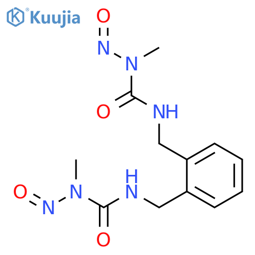 Urea, N,N''-[1,2-phenylenebis(methylene)]bis[N'-methyl-N'-nitroso- structure