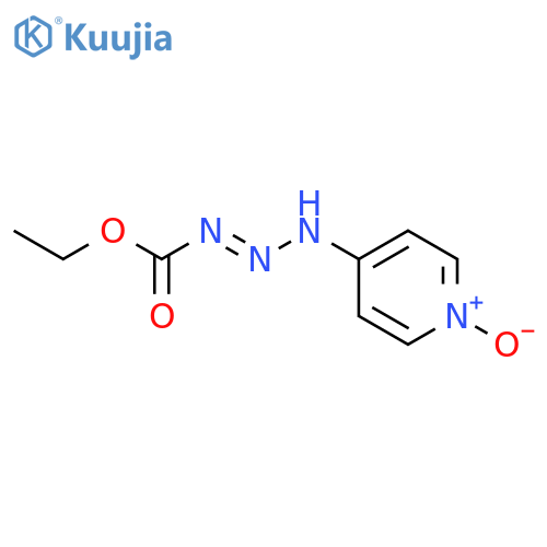 1-TRIAZENE-1-CARBOXYLIC ACID, 3-(1-OXIDO-4-PYRIDINYL)-, ETHYL ESTER structure