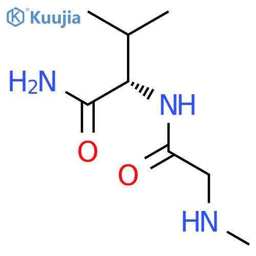 L-VALINAMIDE, N-METHYLGLYCYL- structure