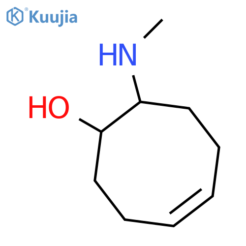 4-Cycloocten-1-ol, 8-(methylamino)- structure