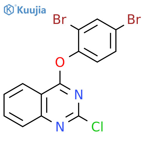 Quinazoline, 2-chloro-4-(2,4-dibromophenoxy)- structure