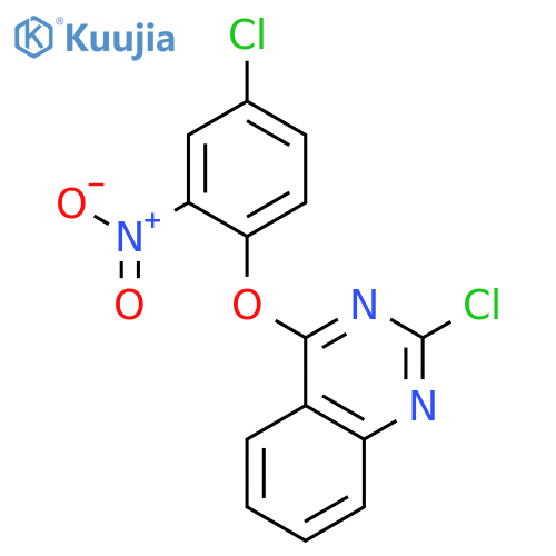 QUINAZOLINE, 2-CHLORO-4-(4-CHLORO-2-NITROPHENOXY)- structure