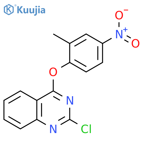 QUINAZOLINE, 2-CHLORO-4-(2-METHYL-4-NITROPHENOXY)- structure