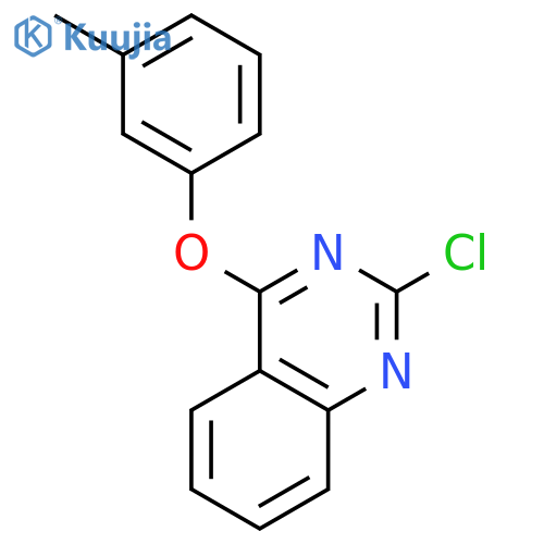 Quinazoline, 2-chloro-4-(3-methylphenoxy)- structure