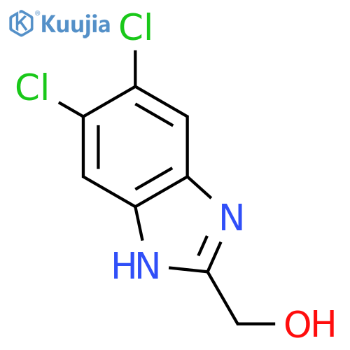 5,6-dichloro-1H-Benzimidazole-2-methanol structure