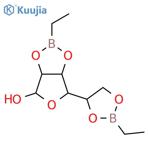 a-D-Mannofuranose, cyclic2,3:5,6-bis(ethylboronate) (9CI) structure