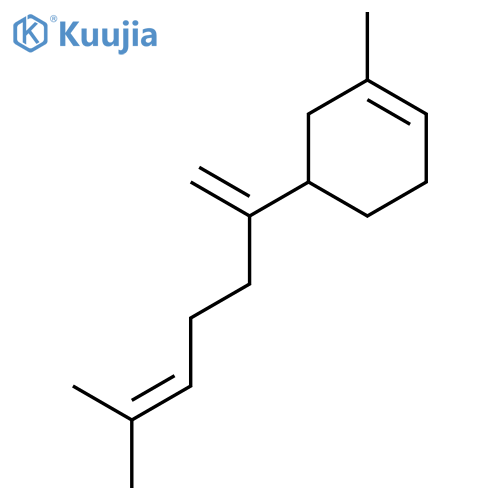 Cyclohexene, 1-methyl-5-(5-methyl-1-methylene-4-hexenyl)- structure