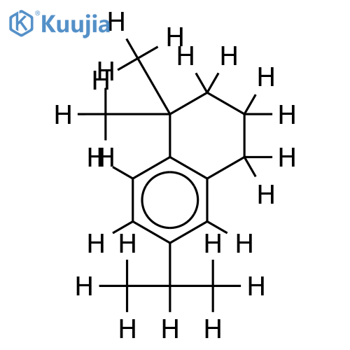 1,1-dimethyl-6-isopropyl-1,2,3,4-tetrahydronaphthalin structure