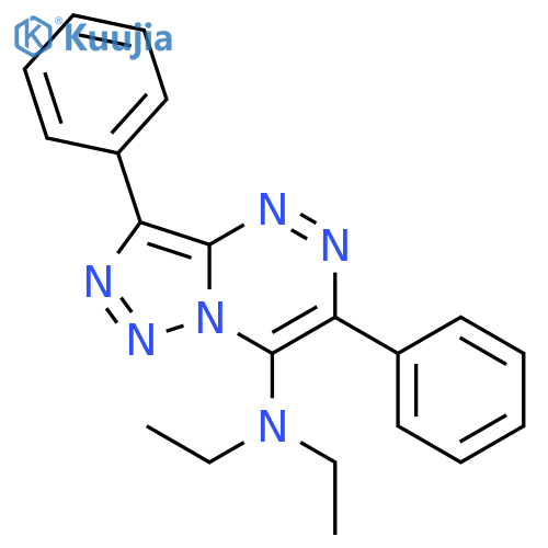 [1,2,3]Triazolo[5,1-c][1,2,4]triazin-7-amine, N,N-diethyl-3,6-diphenyl- structure