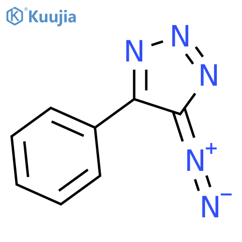 4H-1,2,3-Triazole,4-diazo-5-phenyl- (9CI) structure