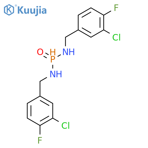 N,N’-Di(3-chloro-4-fluorophenyl)methylphosphonic Diamide structure