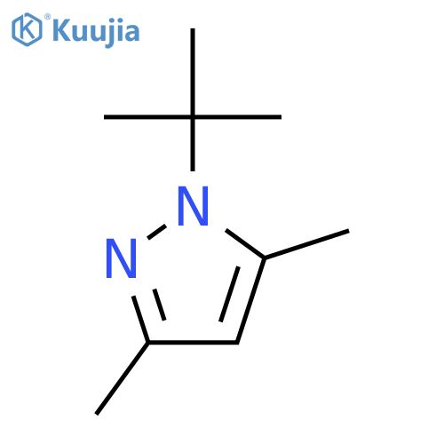 1-tert-Butyl-3,5-dimethyl-1H-pyrazole structure