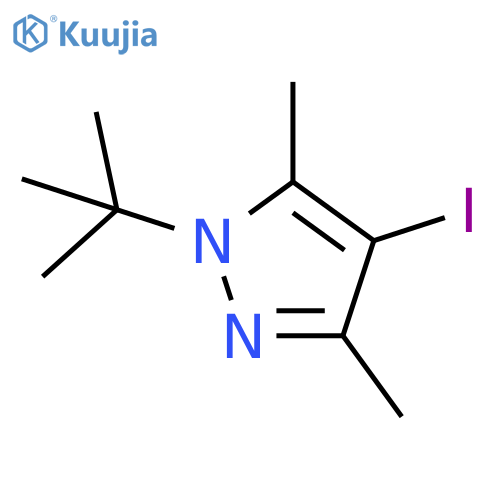 1-tert-butyl-4-iodo-3,5-dimethyl-1H-pyrazole structure
