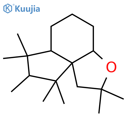 Decahydro-2,2,7,7,8,9,9-heptamethylindeno(4,3a-b)furan structure