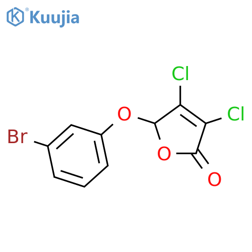 2(5H)-Furanone, 5-(3-bromophenoxy)-3,4-dichloro- structure