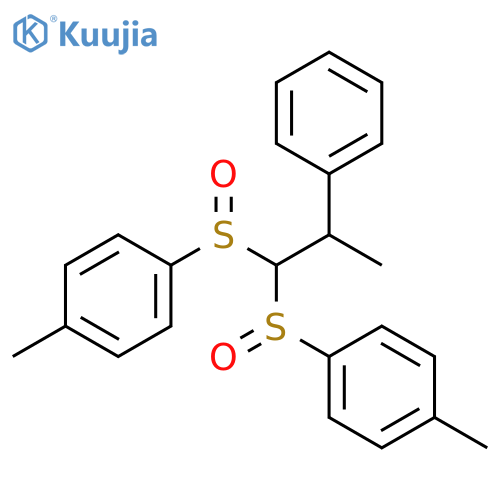 Benzene, 1,1'-[[(2R)-2-phenylpropylidene]bis[(S)-sulfinyl]]bis[4-methyl- structure