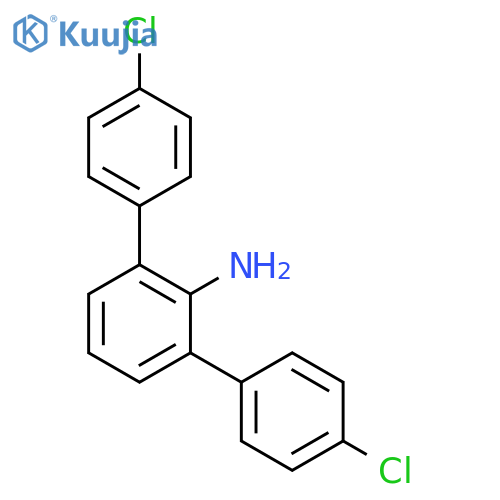 [1,1':3',1''-Terphenyl]-2'-amine, 4,4''-dichloro- structure