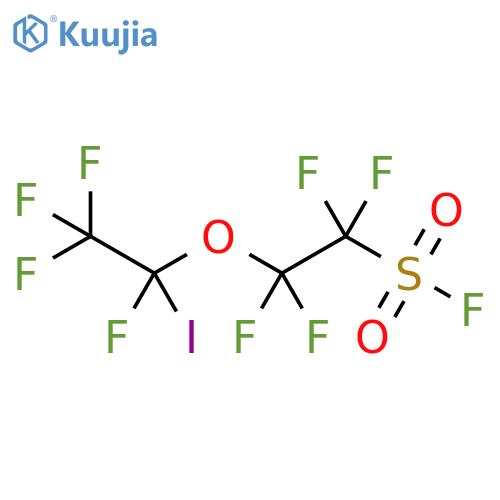Ethanesulfonyl fluoride,1,1,2,2-tetrafluoro-2-(1,2,2,2-tetrafluoro-1-iodoethoxy)- structure