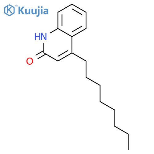 2(1H)-Quinolinone, 4-octyl- structure