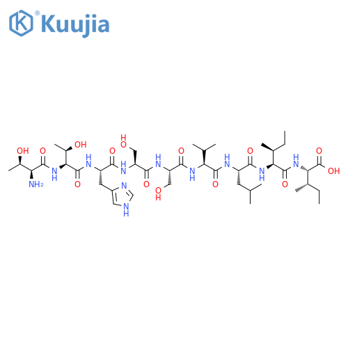 L-Isoleucine,L-threonyl-L-threonyl-L-histidyl-L-seryl-L-seryl-L-valyl-L-leucyl-L-isoleucyl- structure