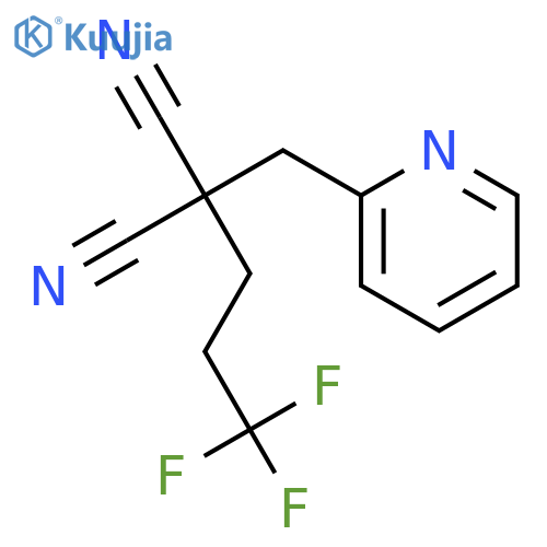 Propanedinitrile, (2-pyridinylmethyl)(3,3,3-trifluoropropyl)- structure