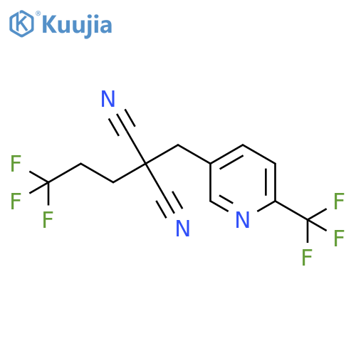 Propanedinitrile,[[6-(trifluoromethyl)-3-pyridinyl]methyl](3,3,3-trifluoropropyl)- structure