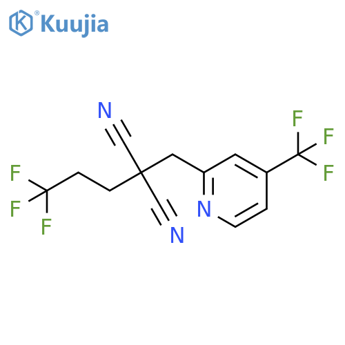 Propanedinitrile,[[4-(trifluoromethyl)-2-pyridinyl]methyl](3,3,3-trifluoropropyl)- structure