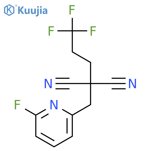 Propanedinitrile, [(6-fluoro-2-pyridinyl)methyl](3,3,3-trifluoropropyl)- structure