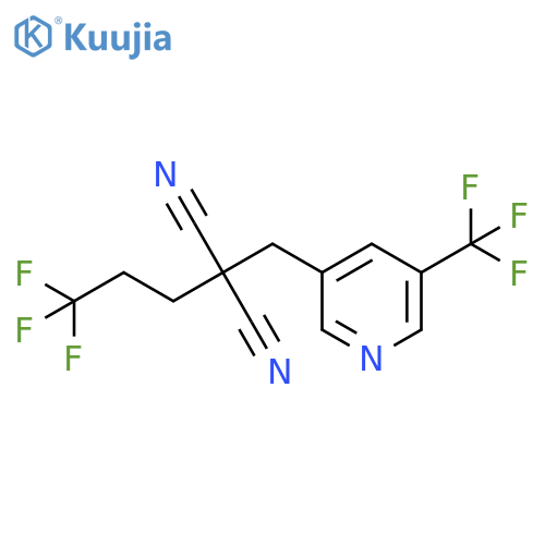 Propanedinitrile,[[5-(trifluoromethyl)-3-pyridinyl]methyl](3,3,3-trifluoropropyl)- structure