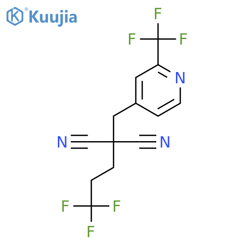 Propanedinitrile,[[2-(trifluoromethyl)-4-pyridinyl]methyl](3,3,3-trifluoropropyl)- structure