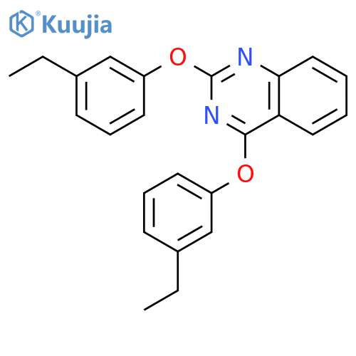 QUINAZOLINE, 2,4-BIS(3-ETHYLPHENOXY)- structure