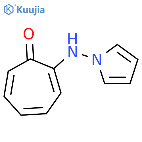 2,4,6-Cycloheptatrien-1-one, 2-(1H-pyrrol-1-ylamino)- structure