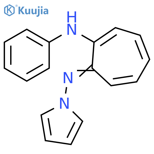 1H-Pyrrol-1-amine,N-[2-(phenylamino)-2,4,6-cycloheptatrien-1-ylidene]- structure