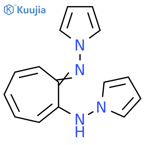 1H-Pyrrol-1-amine,N-[2-(1H-pyrrol-1-ylamino)-2,4,6-cycloheptatrien-1-ylidene]- structure