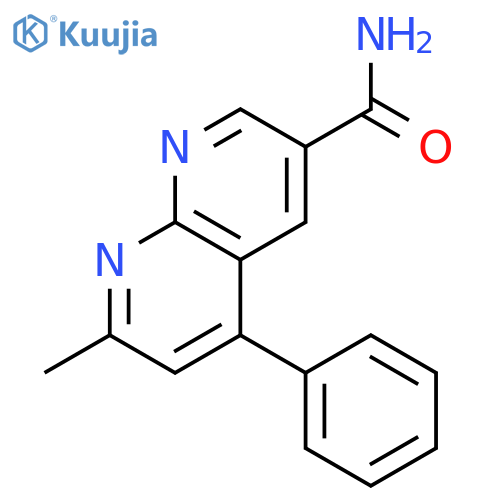 1,8-Naphthyridine-3-carboxamide, 7-methyl-5-phenyl- structure