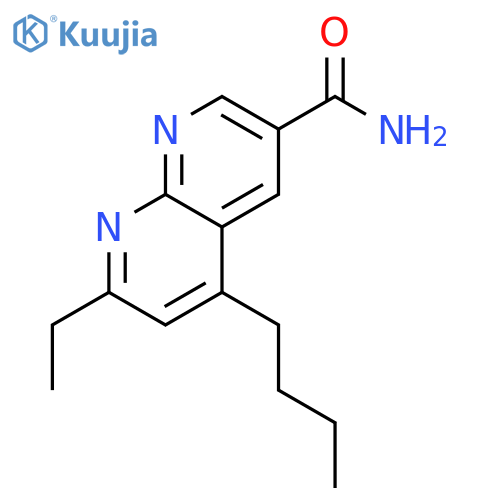 1,8-Naphthyridine-3-carboxamide, 5-butyl-7-ethyl- structure
