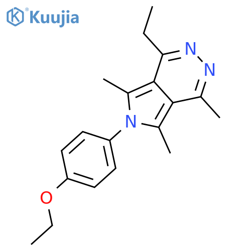 6H-Pyrrolo[3,4-d]pyridazine, 6-(4-ethoxyphenyl)-1-ethyl-4,5,7-trimethyl- structure