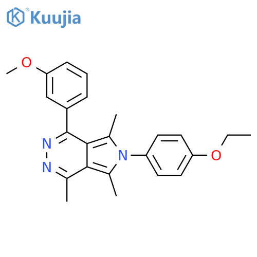 6H-Pyrrolo[3,4-d]pyridazine,6-(4-ethoxyphenyl)-1-(3-methoxyphenyl)-4,5,7-trimethyl- structure