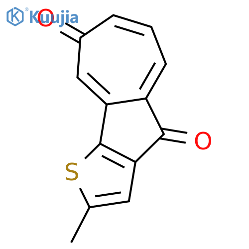 AZULENO[1,2-B]THIOPHENE-4,8-DIONE, 2-METHYL- structure