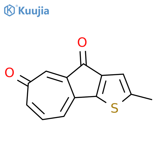 AZULENO[1,2-B]THIOPHENE-4,6-DIONE, 2-METHYL- structure