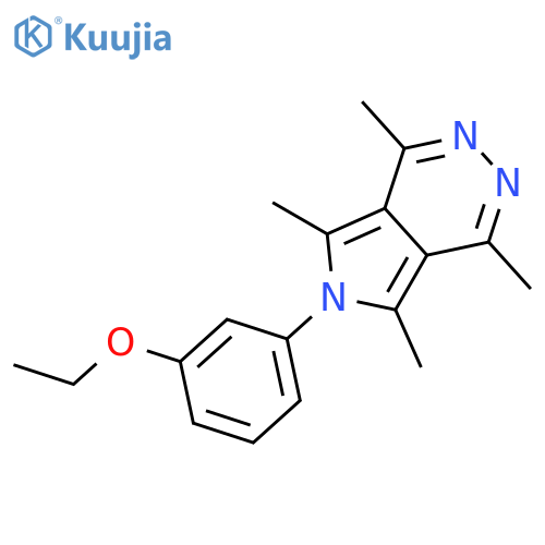 6H-PYRROLO[3,4-D]PYRIDAZINE, 6-(3-ETHOXYPHENYL)-1,4,5,7-TETRAMETHYL- structure