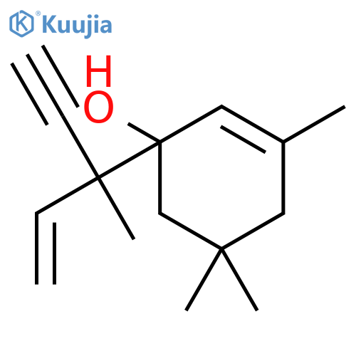 2-Cyclohexen-1-ol, 1-(1-ethynyl-1-methyl-2-propenyl)-3,5,5-trimethyl- structure